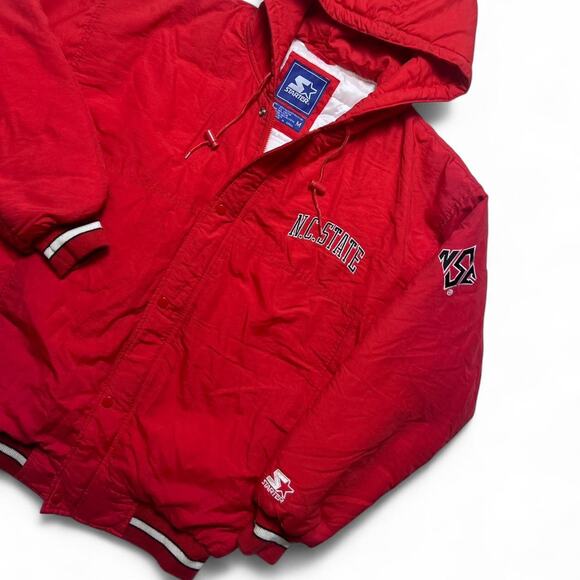 Starter 90s Vintage North Carolina NC State University Wolfpack Jacket Medium - Picture 3 of 7